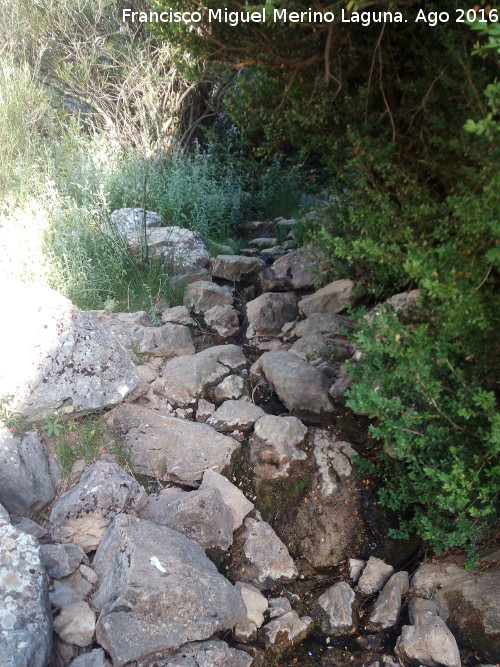 Escalera de los Faustinos - Escalera de los Faustinos. Empedrado