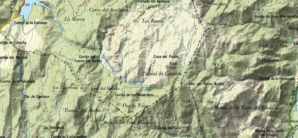 El Pardal - El Pardal. Mapa