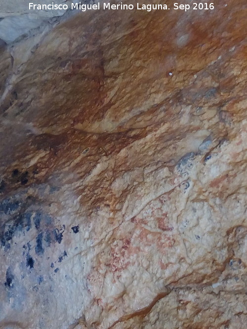 Pinturas rupestres del Pecho de la Fuente III - Pinturas rupestres del Pecho de la Fuente III. Panel