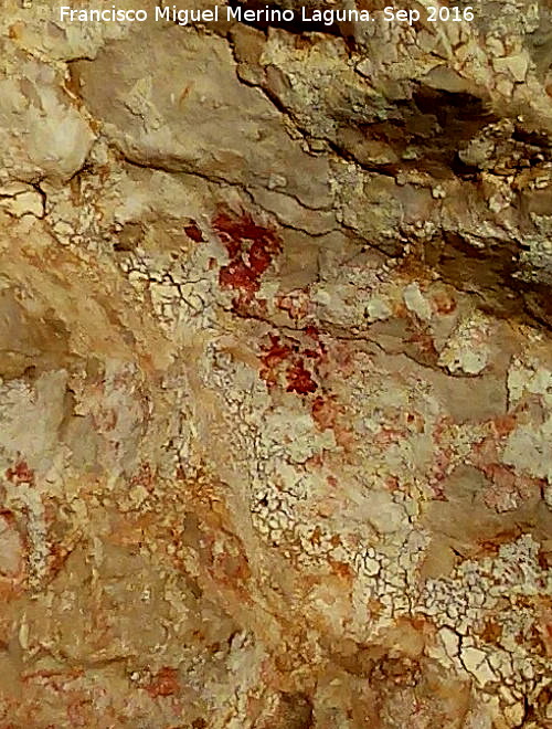 Pinturas rupestres del Pecho de la Fuente V - Pinturas rupestres del Pecho de la Fuente V. 
