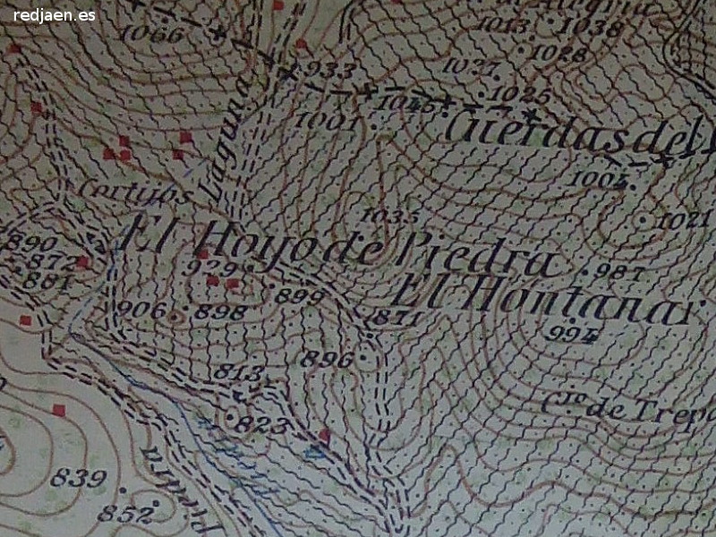 Aldea Hoyo de Piedra - Aldea Hoyo de Piedra. Mapa