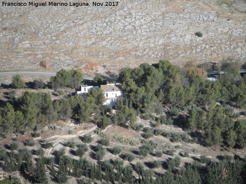 Paraje Almodvar - Paraje Almodvar. Cortijo desde La Pea