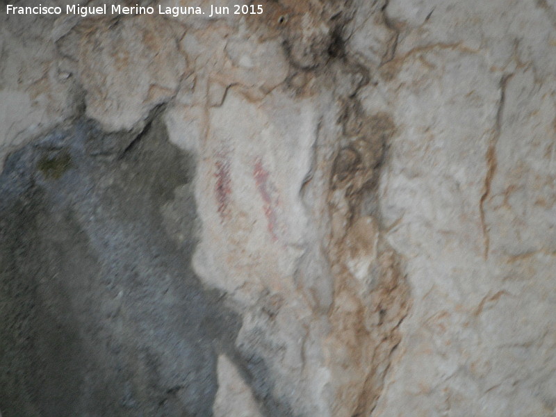 Pinturas rupestres de la Serrezuela de Pegalajar IV - Pinturas rupestres de la Serrezuela de Pegalajar IV. Dos barras