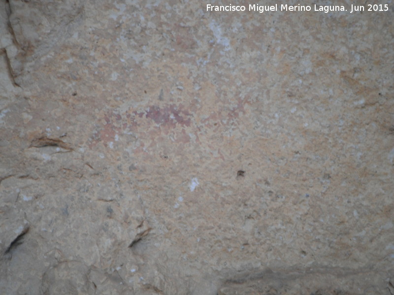 Pinturas rupestres de la Serrezuela de Pegalajar IV - Pinturas rupestres de la Serrezuela de Pegalajar IV. Barra solitaria