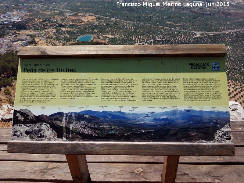 Mirador de la Pea de los Buitres - Mirador de la Pea de los Buitres. Panel