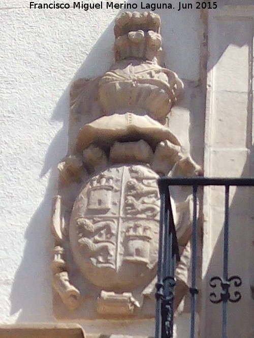Casa de la Corredera de San Fernando n 5 - Casa de la Corredera de San Fernando n 5. Escudo izquierdo