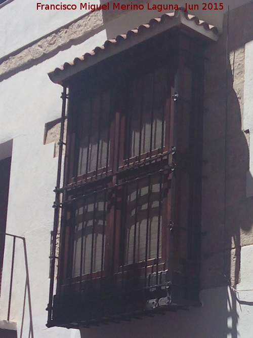 Casa de la Calle Juan Montilla n 18 - Casa de la Calle Juan Montilla n 18. Reja de rosetas