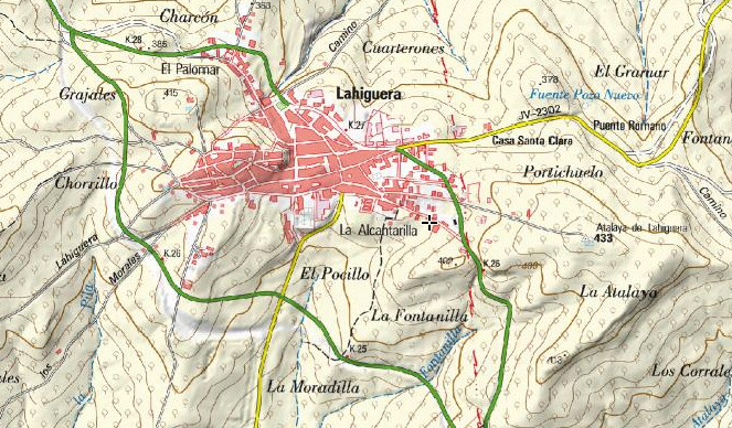 Fuente El Pozuelo - Fuente El Pozuelo. Mapa
