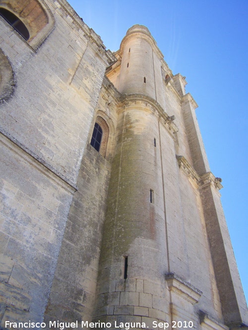La Mota. Iglesia Mayor Abacial. Escalera de la Torre - La Mota. Iglesia Mayor Abacial. Escalera de la Torre. 