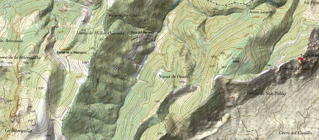 Fuente de la Zarza - Fuente de la Zarza. Mapa