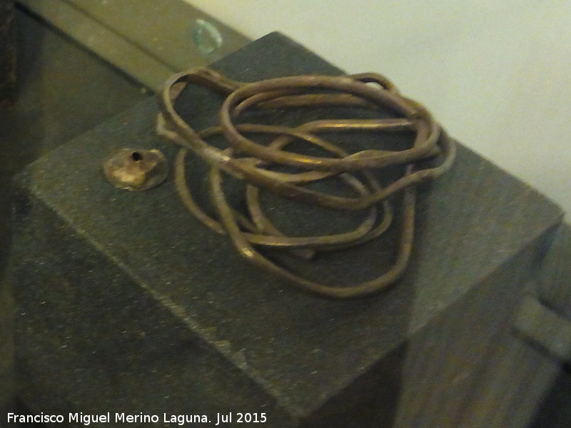 Museo de la Ciudad - Museo de la Ciudad. Tesorillo de plata ibero