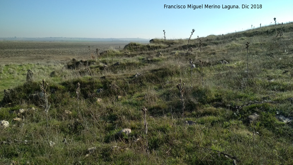 Motilla de la Mquina - Motilla de la Mquina. Muros radiales