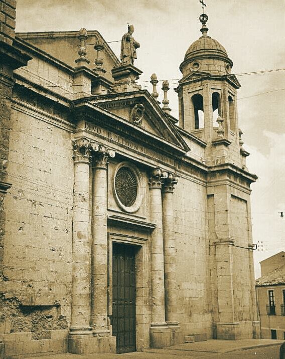 Baslica de San Ildefonso. Portada Principal - Baslica de San Ildefonso. Portada Principal. Foto antigua