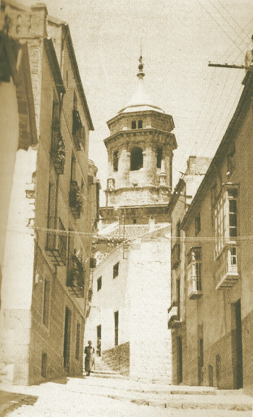 Baslica de San Ildefonso. Torre menor - Baslica de San Ildefonso. Torre menor. Foto antigua