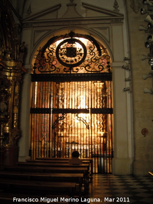 Baslica de San Ildefonso. Capilla de la Virgen de la Capilla - Baslica de San Ildefonso. Capilla de la Virgen de la Capilla. Reja