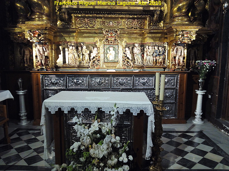 Baslica de San Ildefonso. Capilla de la Virgen de la Capilla - Baslica de San Ildefonso. Capilla de la Virgen de la Capilla. Altar