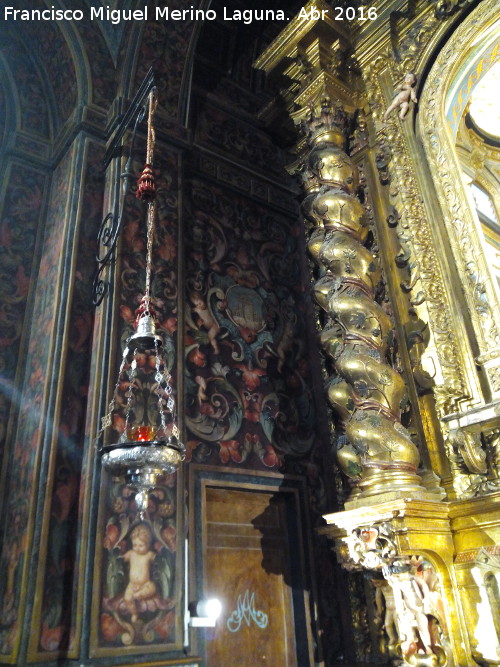 Baslica de San Ildefonso. Capilla de la Virgen de la Capilla - Baslica de San Ildefonso. Capilla de la Virgen de la Capilla. Frescos con el nio de las flores