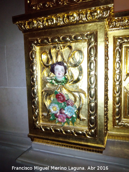 Baslica de San Ildefonso. Altar de San Jos - Baslica de San Ildefonso. Altar de San Jos. Detalle