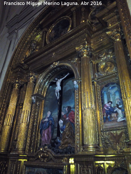 Baslica de San Ildefonso. Altar de la Virgen de la Antigua o del Cristo del Valle - Baslica de San Ildefonso. Altar de la Virgen de la Antigua o del Cristo del Valle. 