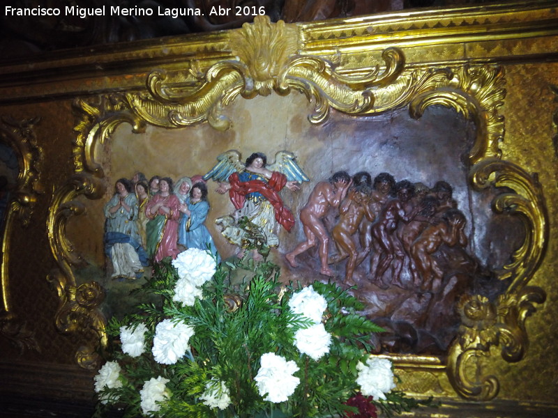 Baslica de San Ildefonso. Altar de las Almas - Baslica de San Ildefonso. Altar de las Almas. Detalle
