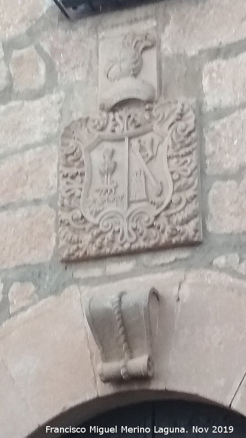 Casona de los Prez Caballero - Casona de los Prez Caballero. Escudo