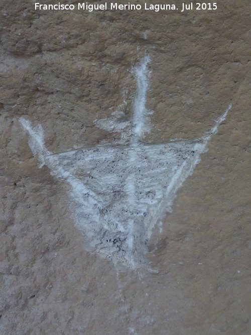 Pinturas rupestres Abrigo de la Figura - Pinturas rupestres Abrigo de la Figura. Figura actual que da nombre al abrigo