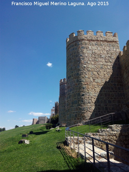 Muralla de vila - Muralla de vila. Muralla desde el Pozo de la Nieve