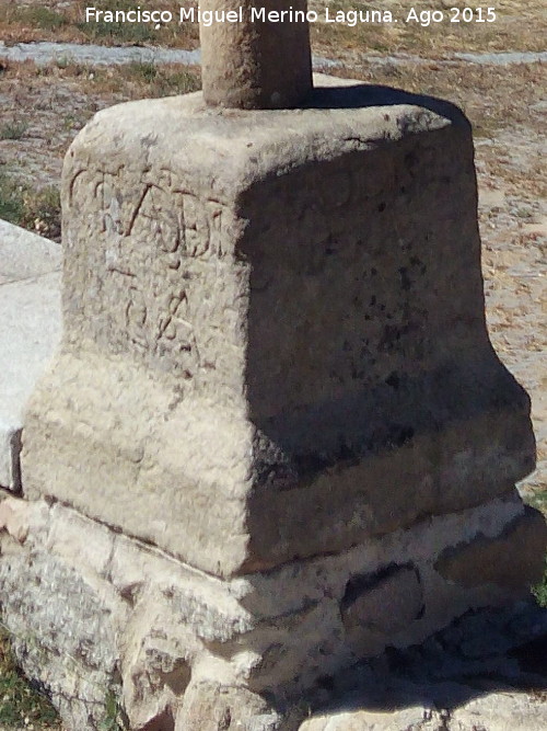 Cruces de San Segundo - Cruces de San Segundo. Inscripcin