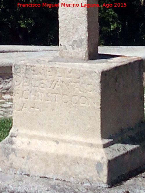 Cruces de San Segundo - Cruces de San Segundo. Inscripcin