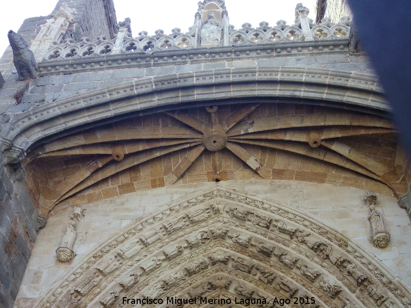 Catedral de vila. Puerta Norte - Catedral de vila. Puerta Norte. Bveda