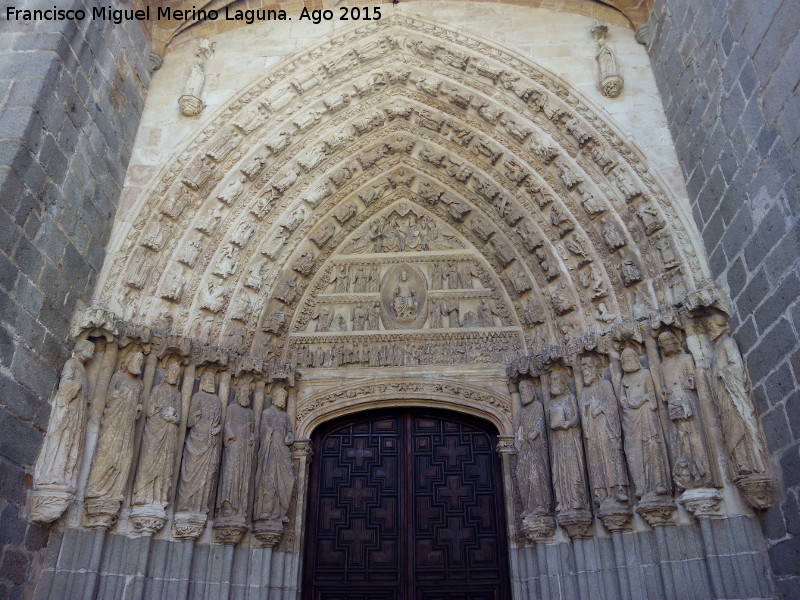 Catedral de vila. Puerta Norte - Catedral de vila. Puerta Norte. 