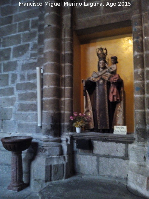 Catedral de vila. Puerta Norte - Catedral de vila. Puerta Norte. Ntra Sra del Monte Carmelo