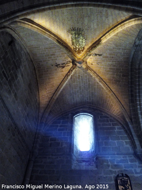 Catedral de vila. Capilla de San Pedro - Catedral de vila. Capilla de San Pedro. Bveda de crucera