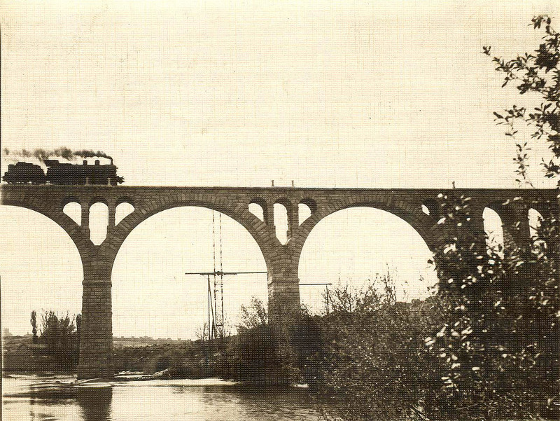 Puente de Salamanca - Puente de Salamanca. Foto antigua