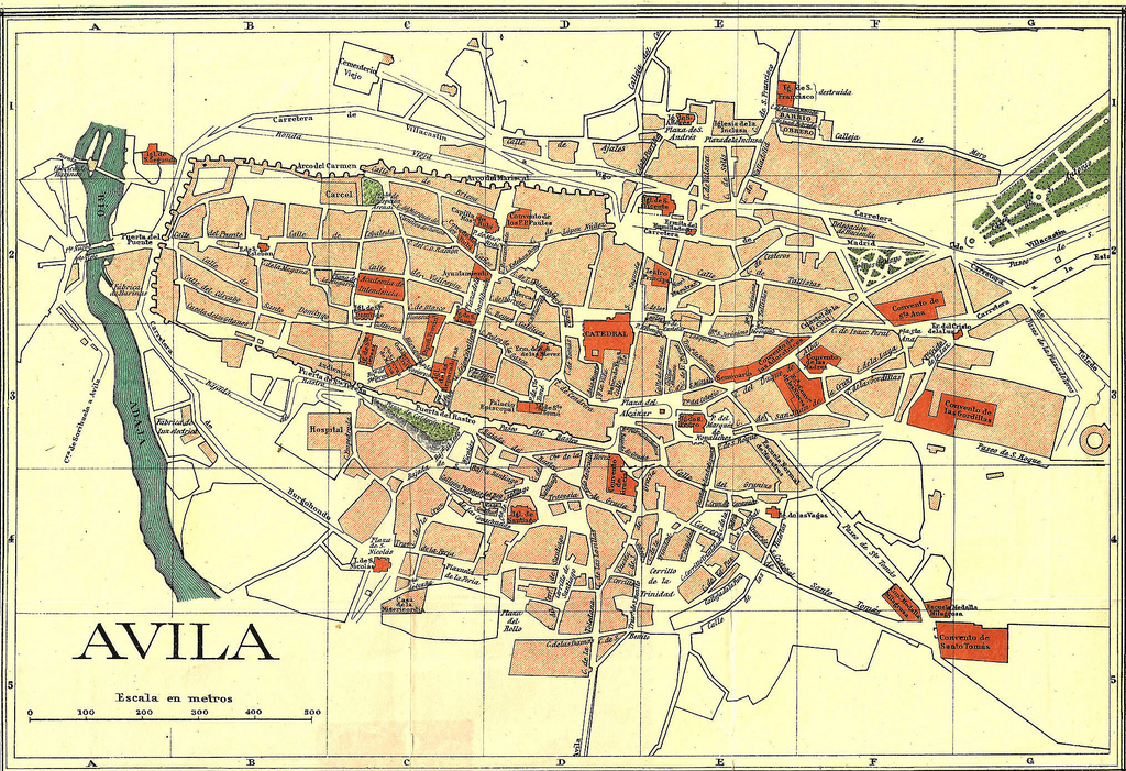 Historia de vila - Historia de vila. Mapa de 1932