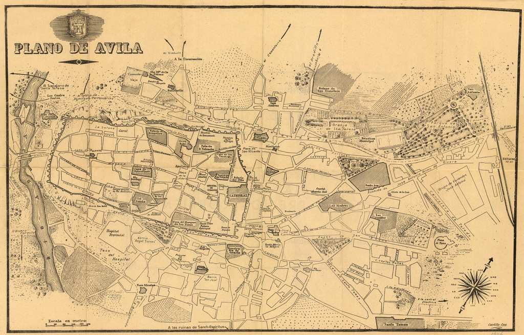 Historia de vila - Historia de vila. Plano de 1947