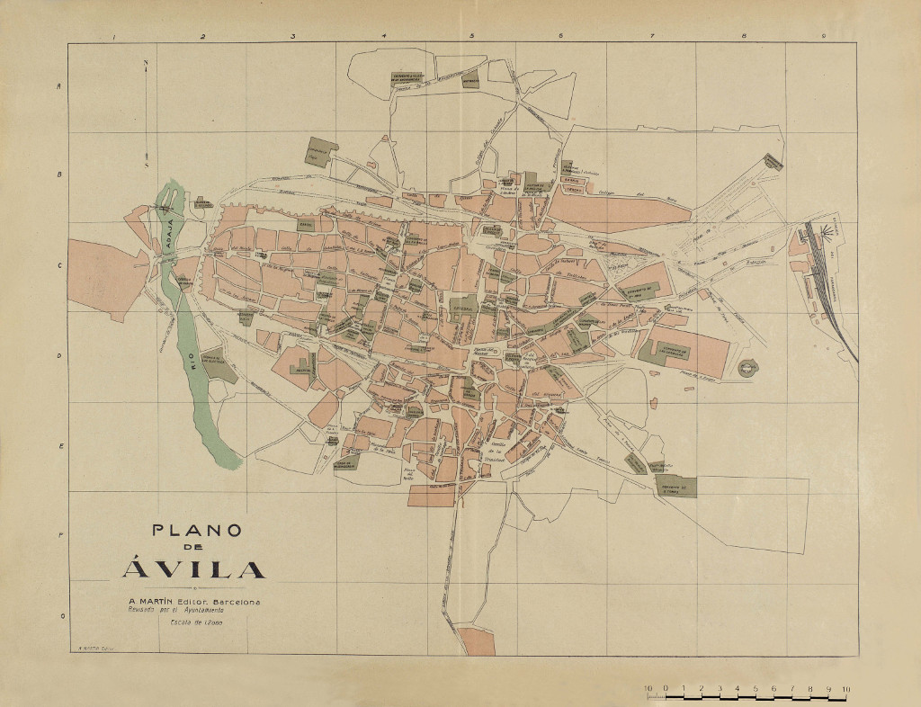 Historia de vila - Historia de vila. Plano antiguo