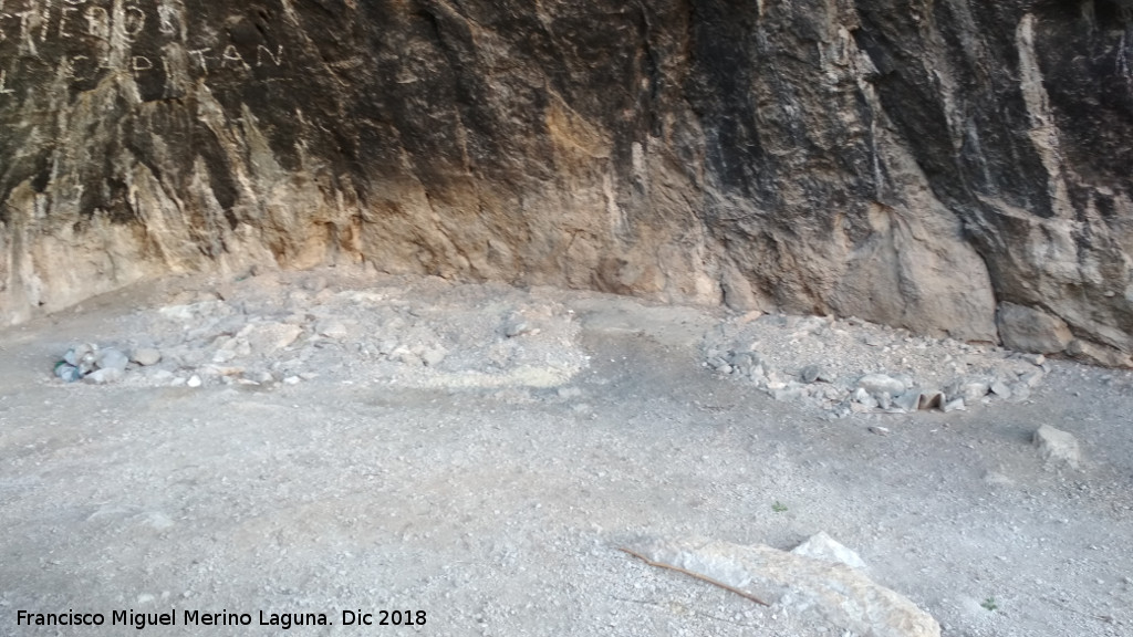 Cueva del Portillo - Cueva del Portillo. Lugares de las excavaciones arqueolgicas