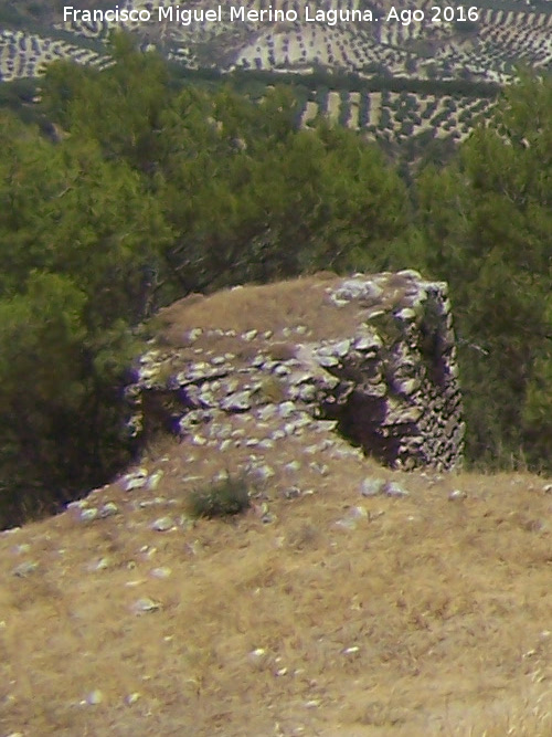 Castillo de Arenas. Recinto Inferior - Castillo de Arenas. Recinto Inferior. Torren norte