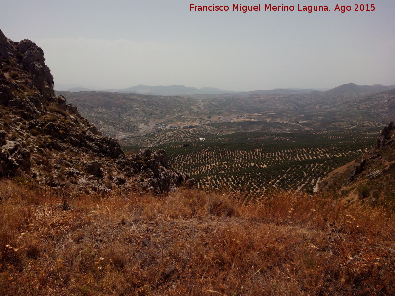 Cerro del Castillo - Cerro del Castillo. Vista de Campillo de Arenas