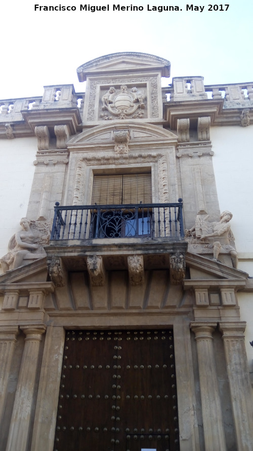 Palacio de los Venegas de Henestrosa - Palacio de los Venegas de Henestrosa. Portada