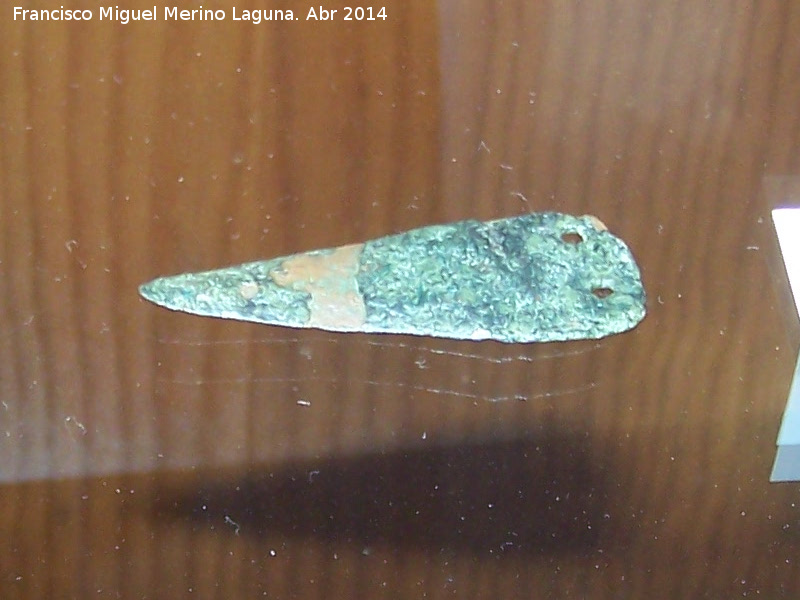 Pual de la Edad del Cobre - Pual de la Edad del Cobre. Museo Arqueolgico Profesor Sotomayor - Andjar