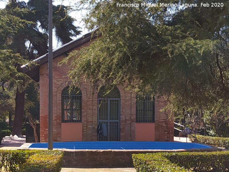 Parque Eduardo Carvajal (El Vivero) - Parque Eduardo Carvajal (El Vivero). Caseta y fuente del Vivero