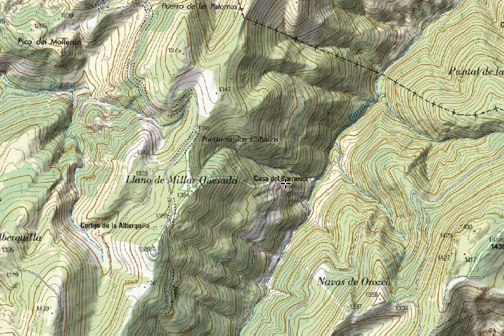 Cortijo del Barranco - Cortijo del Barranco. Mapa