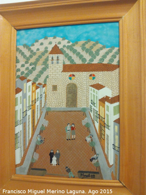 Museo de Arte Naif - Museo de Arte Naif. Plaza del Pueblo. Obra de Manuel Moral