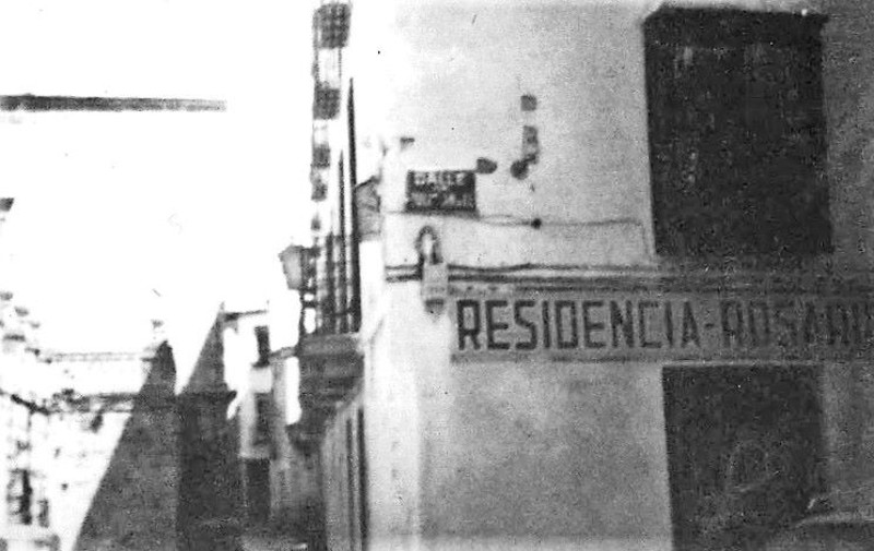 Edificio del Hotel Rosario - Edificio del Hotel Rosario. Foto antigua