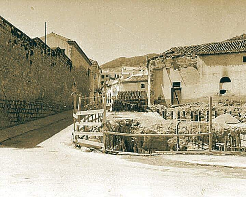 Calle Portillo de San Jernimo - Calle Portillo de San Jernimo. Foto antigua en su interseccin con la Calle Sixto Cmara