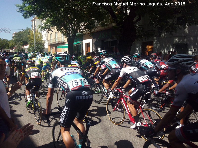 Calle Domingo Arroquia - Calle Domingo Arroquia. Durante la Vuelta Ciclista a Espaa