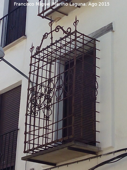 Casa de la Calle Pastores n 33 - Casa de la Calle Pastores n 33. Reja de rosetas