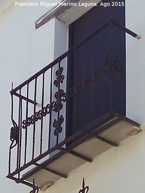 Casa de la Calle Pastores n 33 - Casa de la Calle Pastores n 33. Balcn